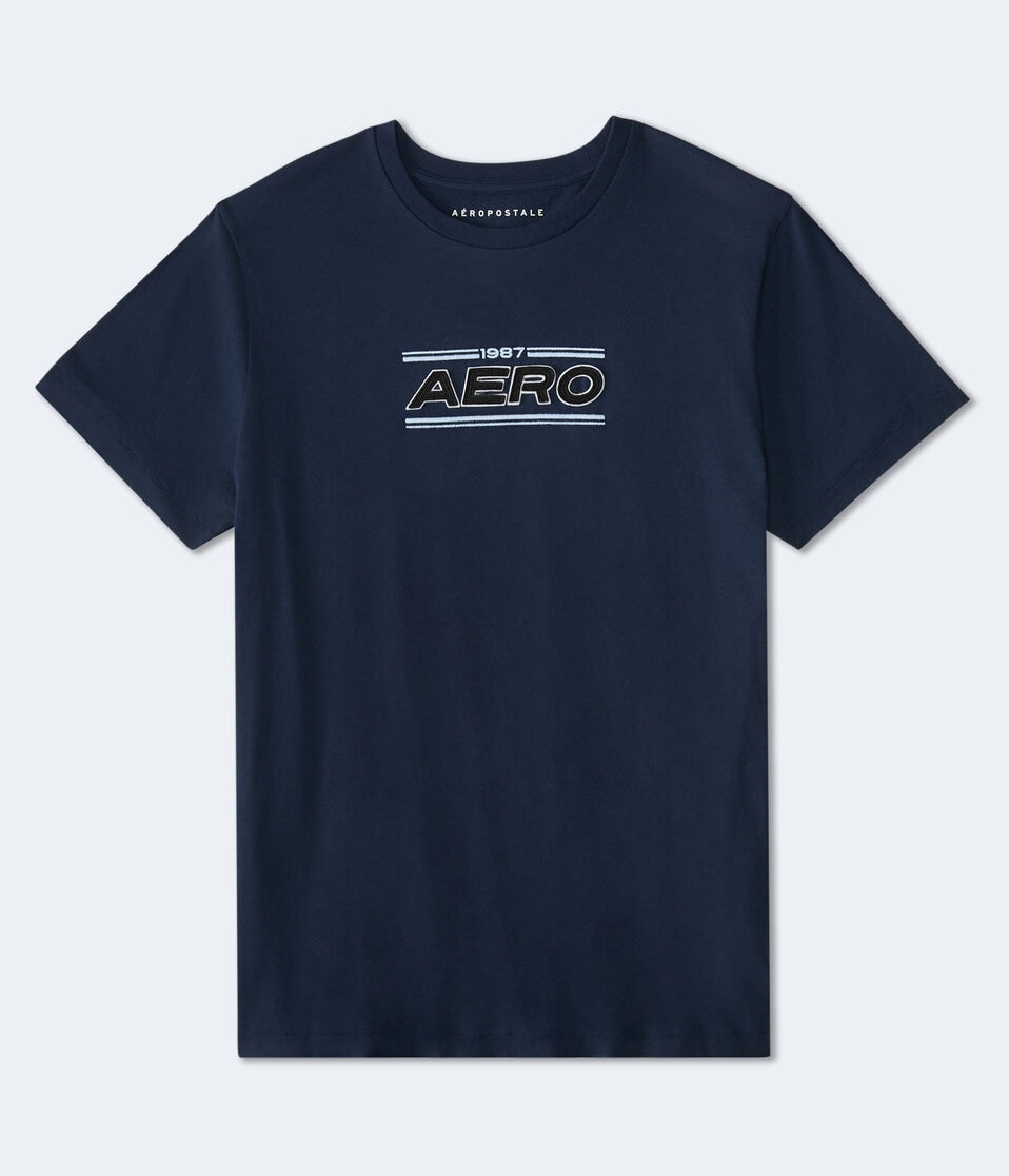Aero 1987 Appliqué Graphic Tee