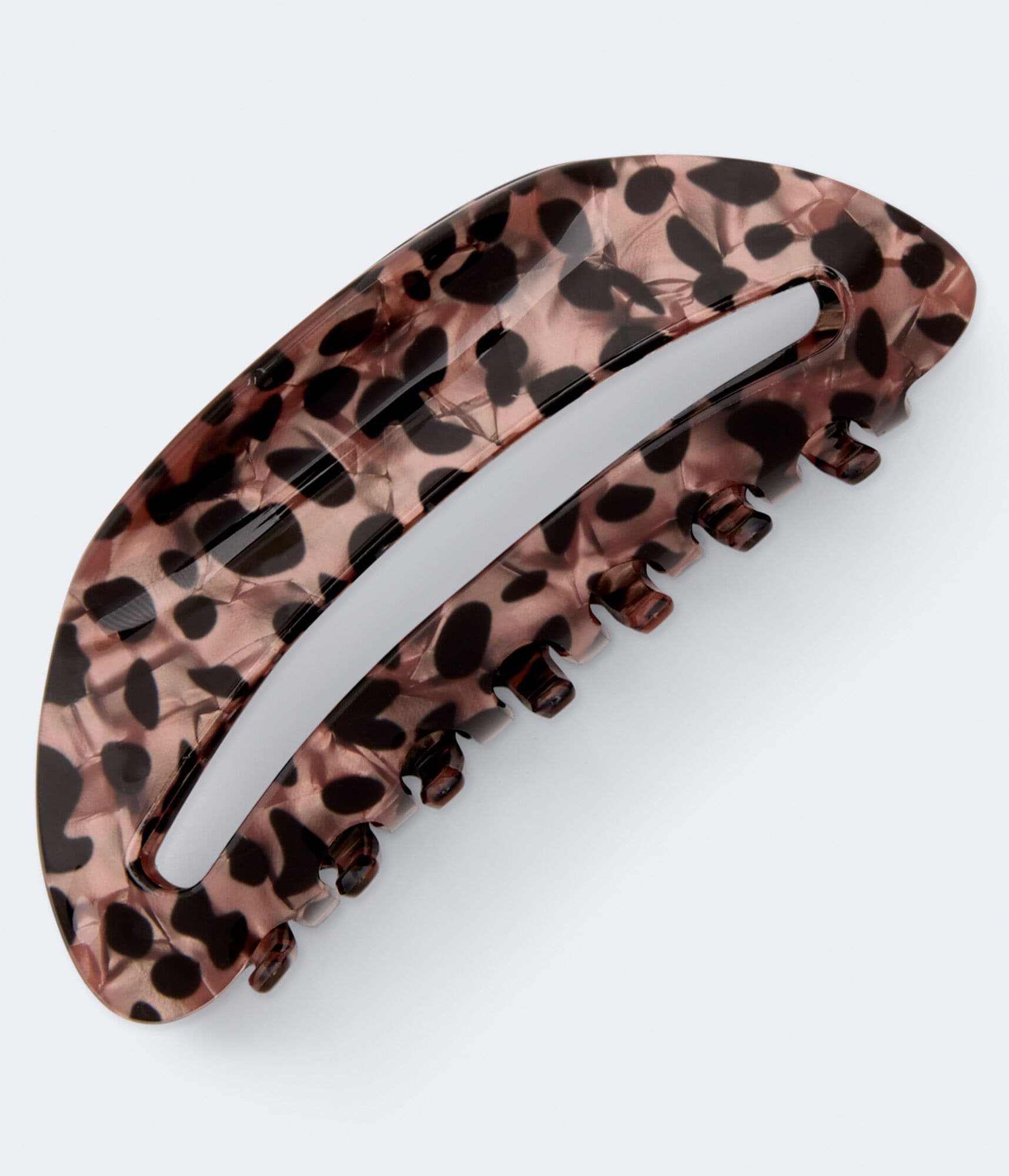 Large Animal Print Claw Hair Clip
