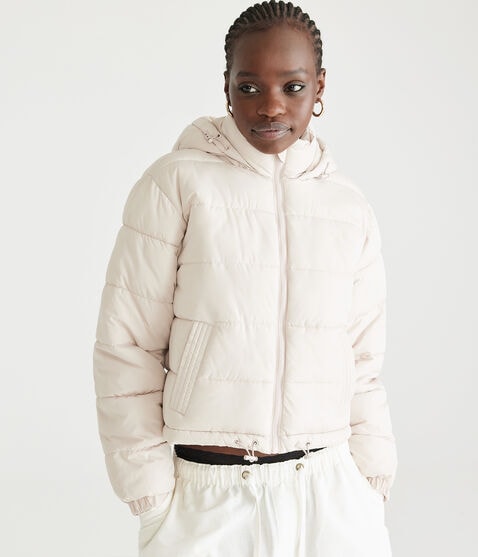 Lightweight Hooded Puffer Jacket