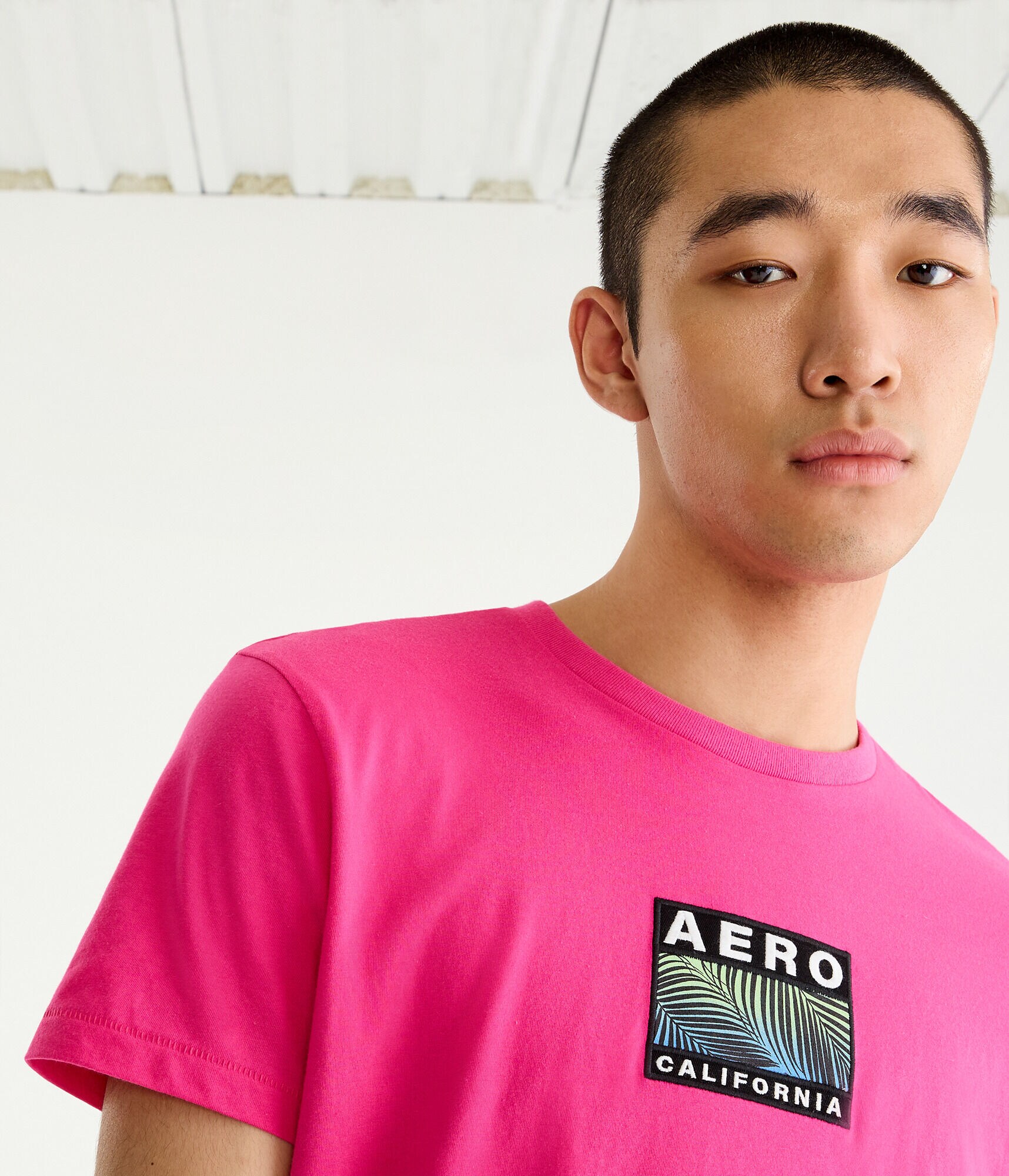 Aero Palms Box Logo Appliqu&eacute; Graphic Tee