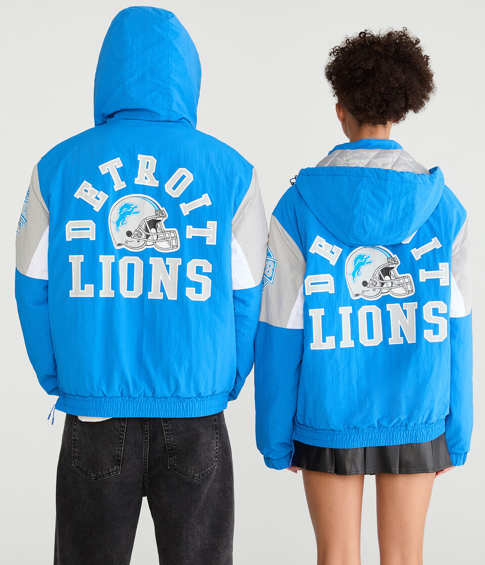 Detroit Lions Hooded Sideline Jacket