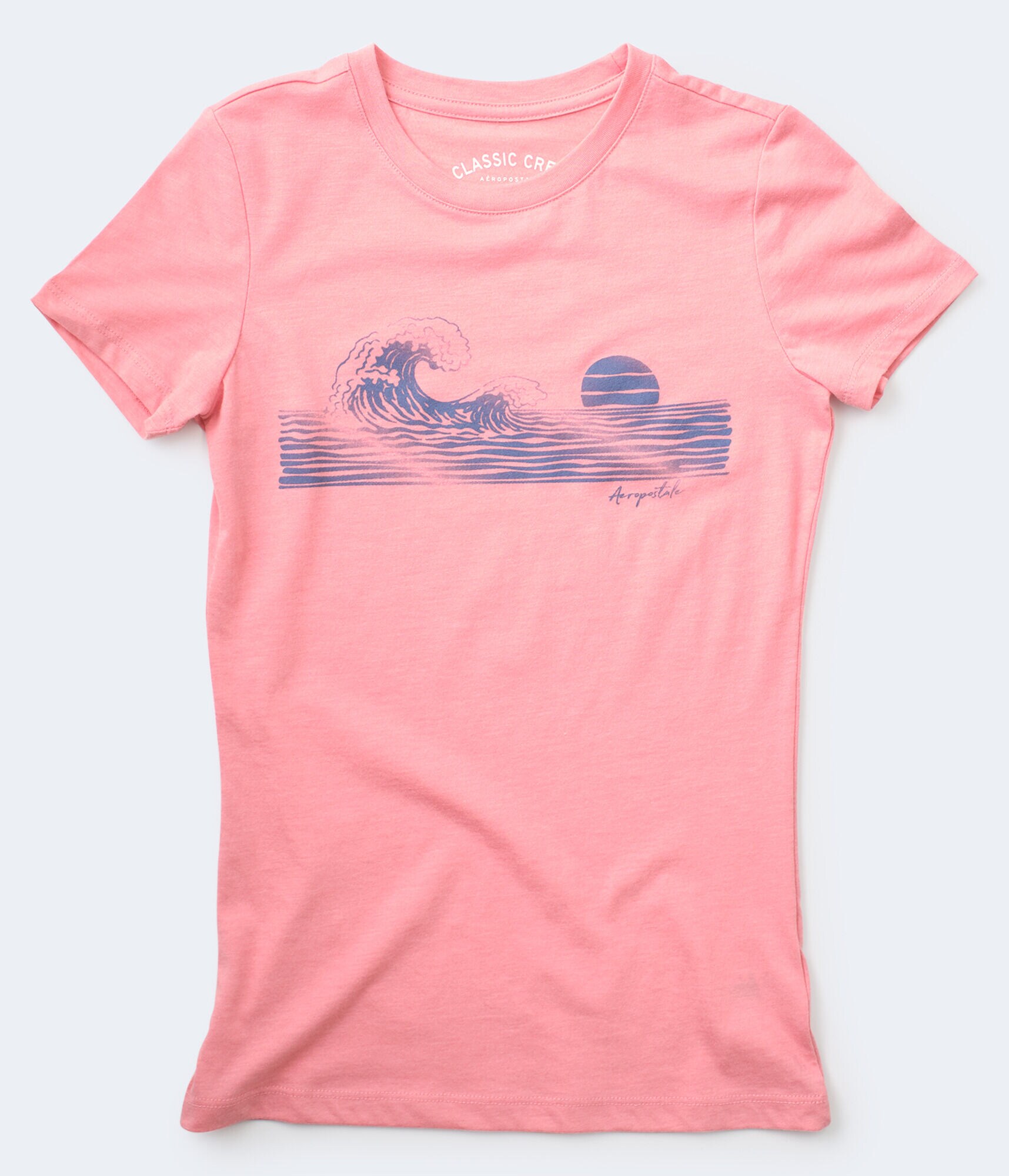 Distressed Wave Graphic Tee