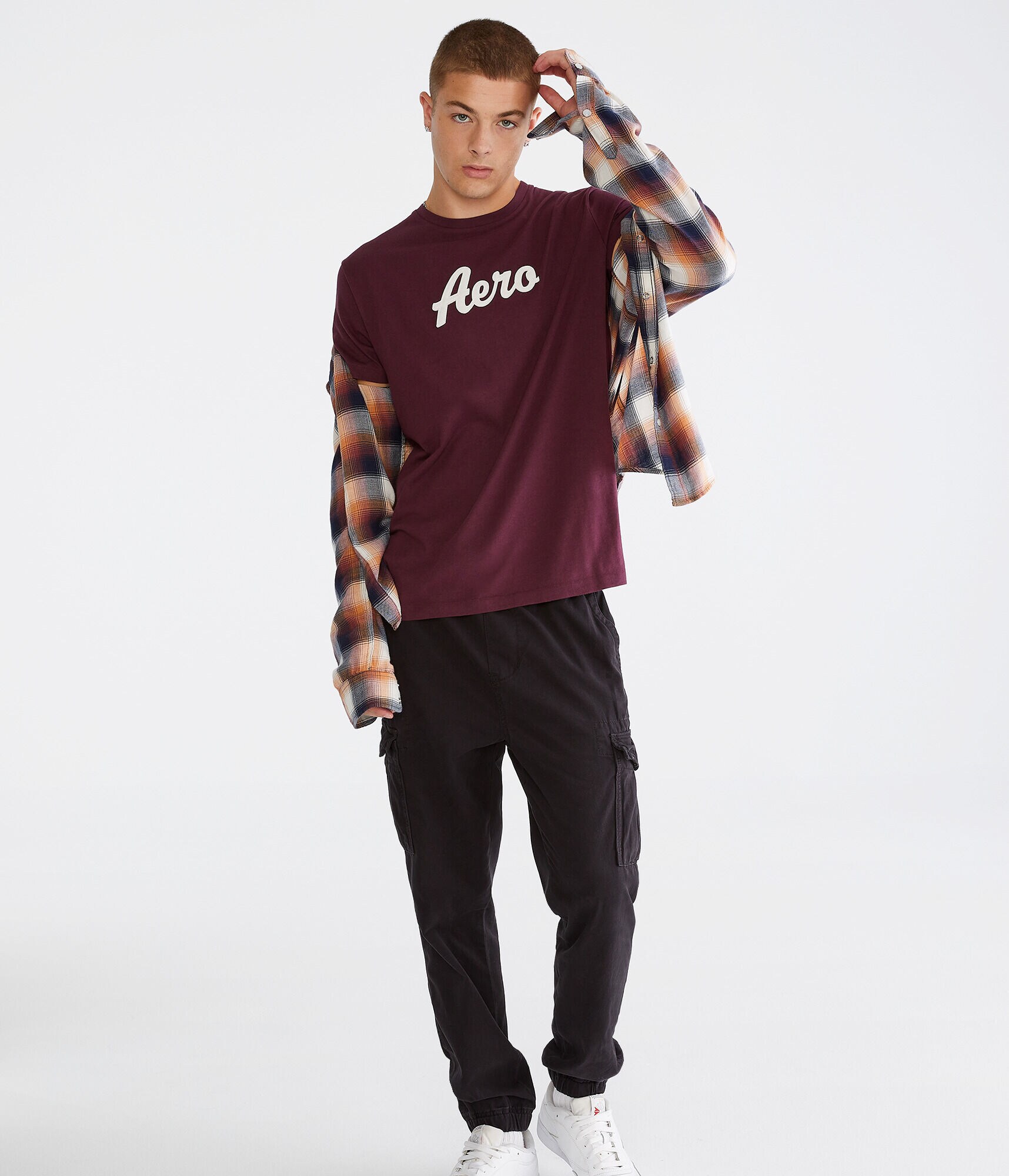 Aero Script Appliqu&eacute; Graphic Tee