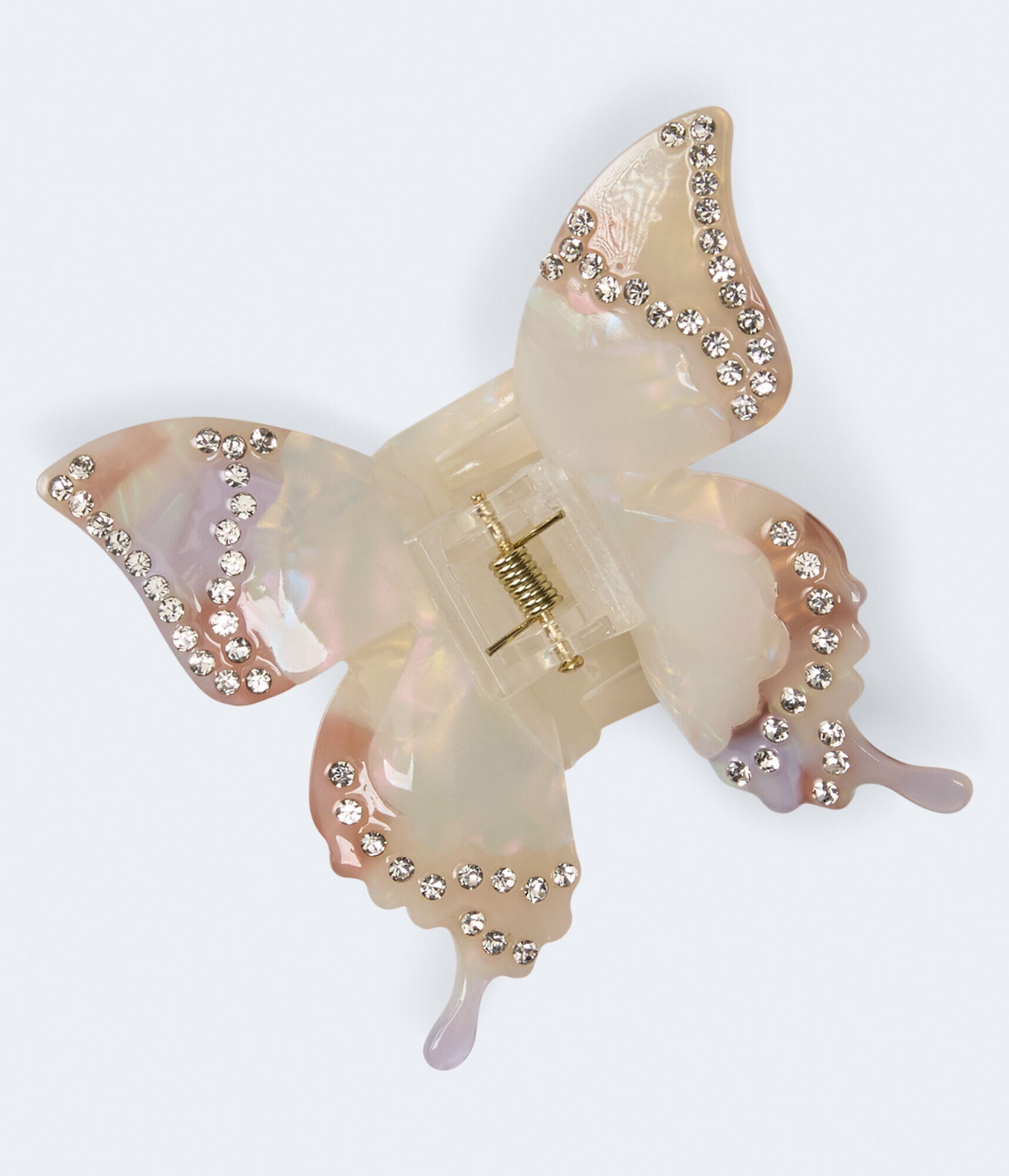 Rhinestone Butterfly Claw Hair Clip
