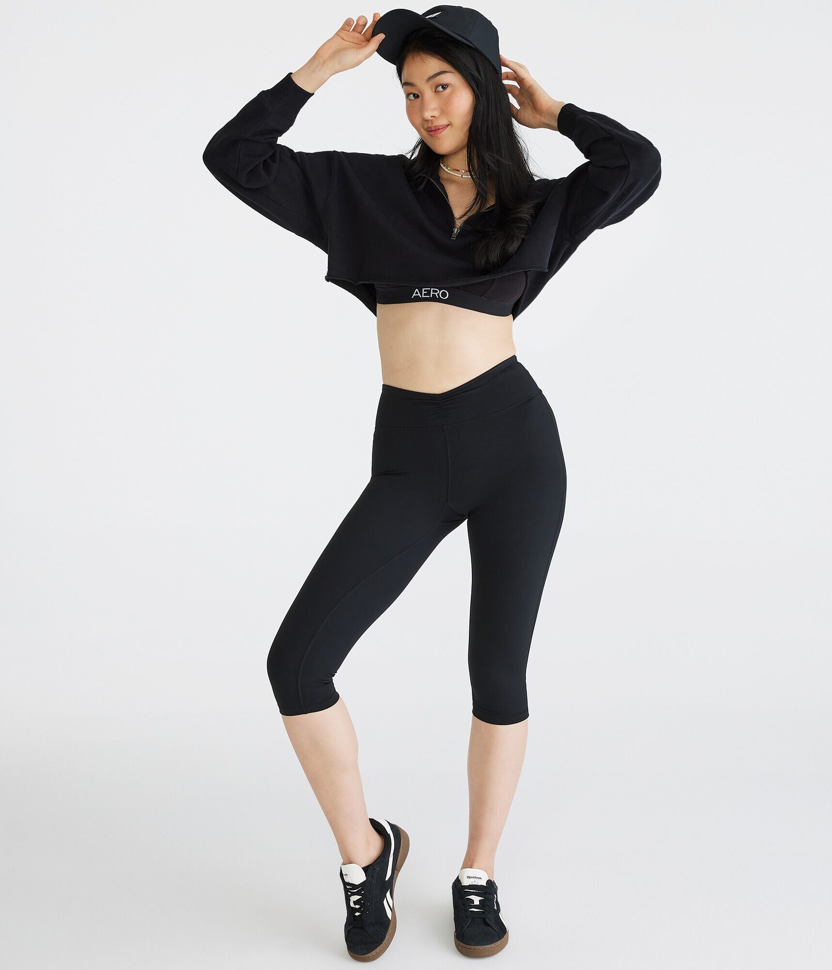 Air Softspun High-Rise Cinched Cropped Leggings