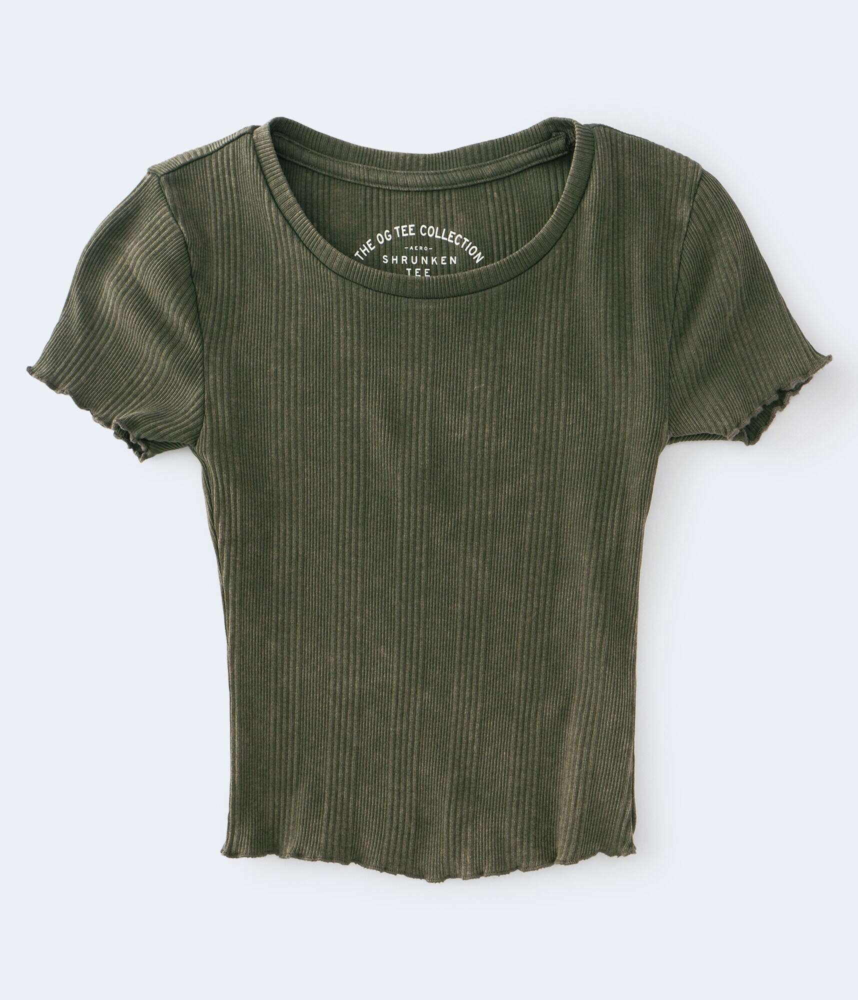 Multi-Rib Shrunken Tee