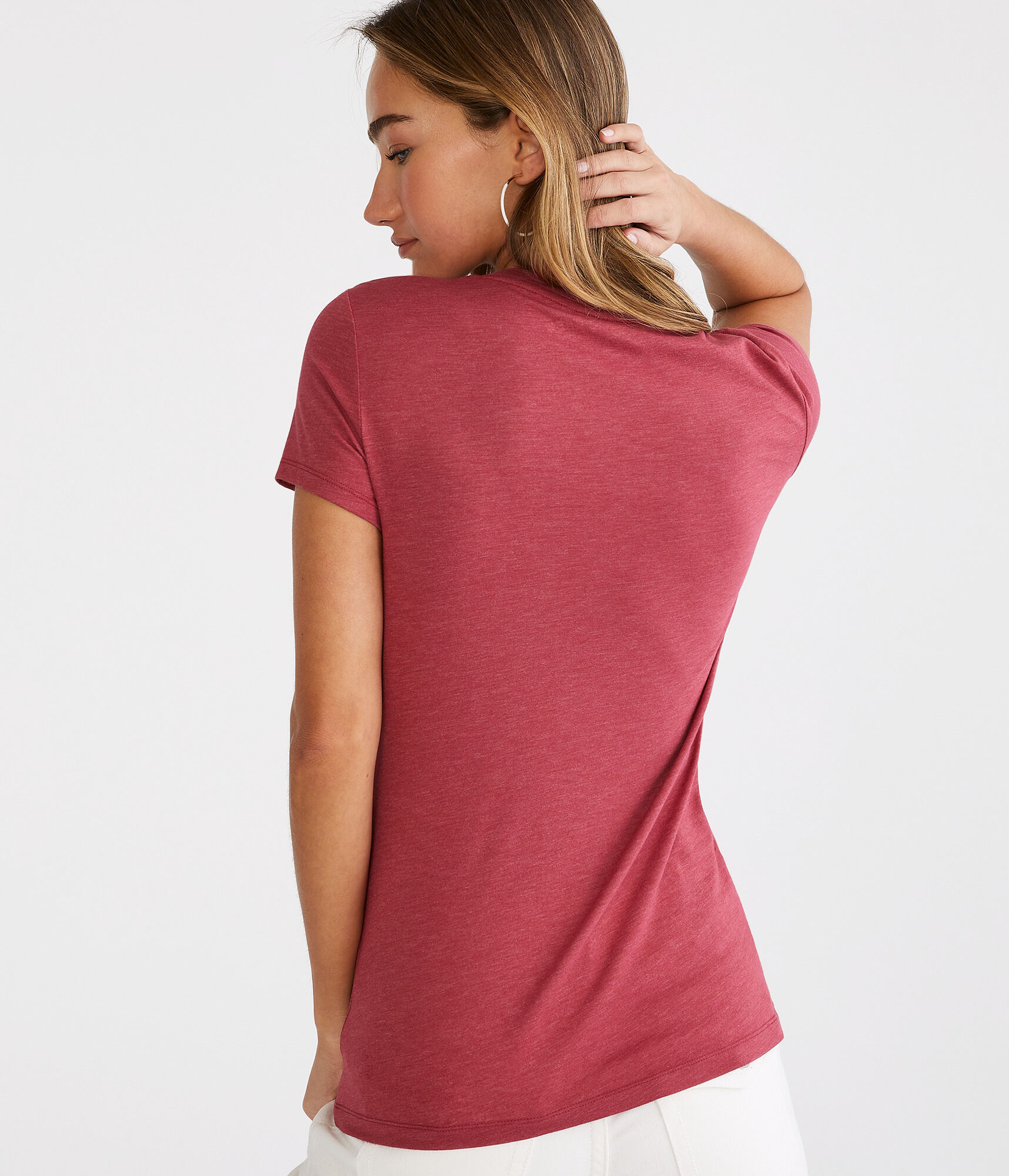 Aeropostale Script Crest Graphic Tee