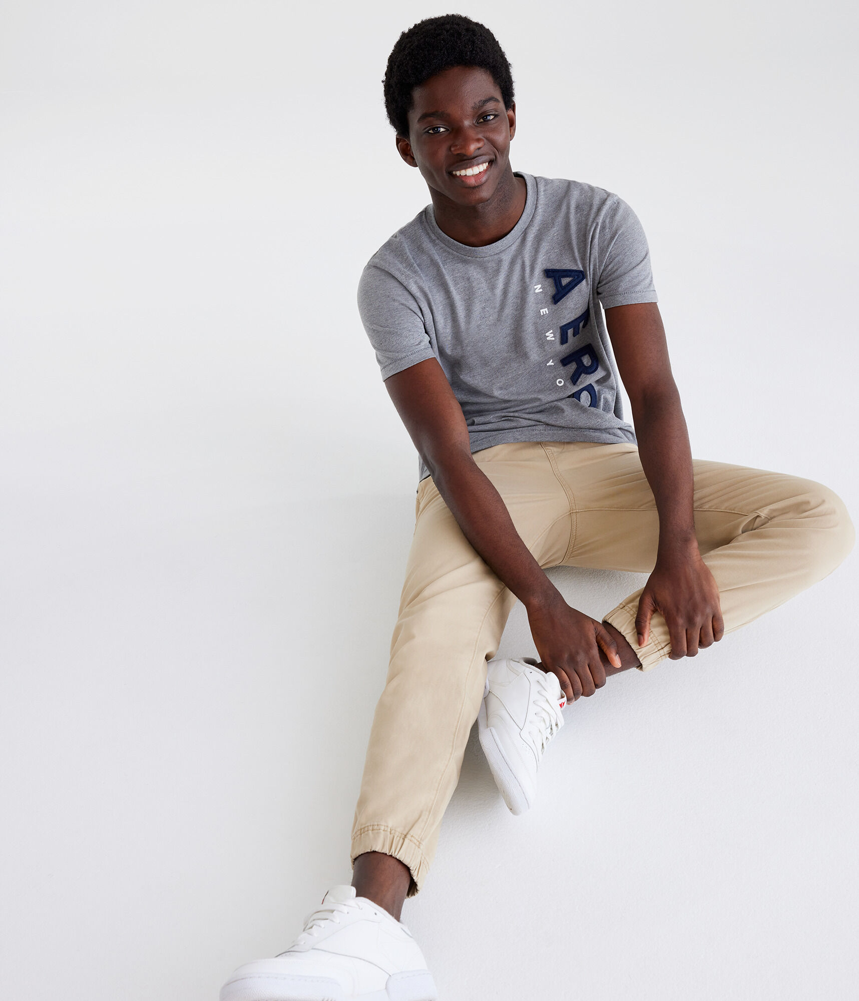 Vertical Aero Appliqu&eacute; Graphic Tee