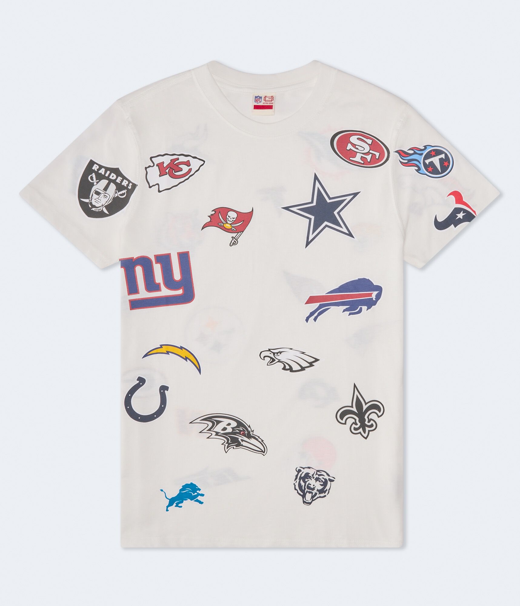 NFL Team Logos Relaxed Graphic Tee
