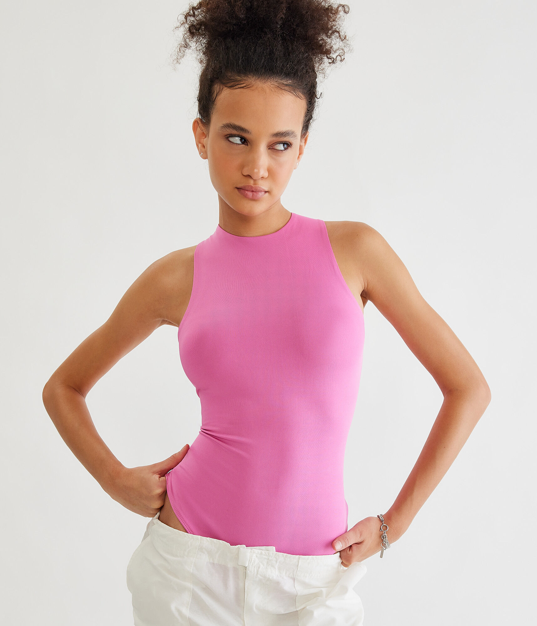 Seriously Soft Sculpt High-Neck Bodysuit