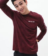 Long Sleeve Aero 1987 Tie-Dye Logo Graphic Tee