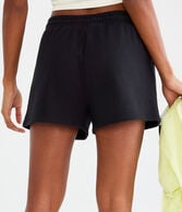 Slouchy High-Rise Fleece Shorts
