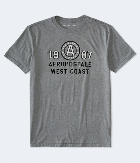 Aeropostale West Coast Appliqué Graphic Tee Aeropostale West Coast Appliqué Graphic Tee