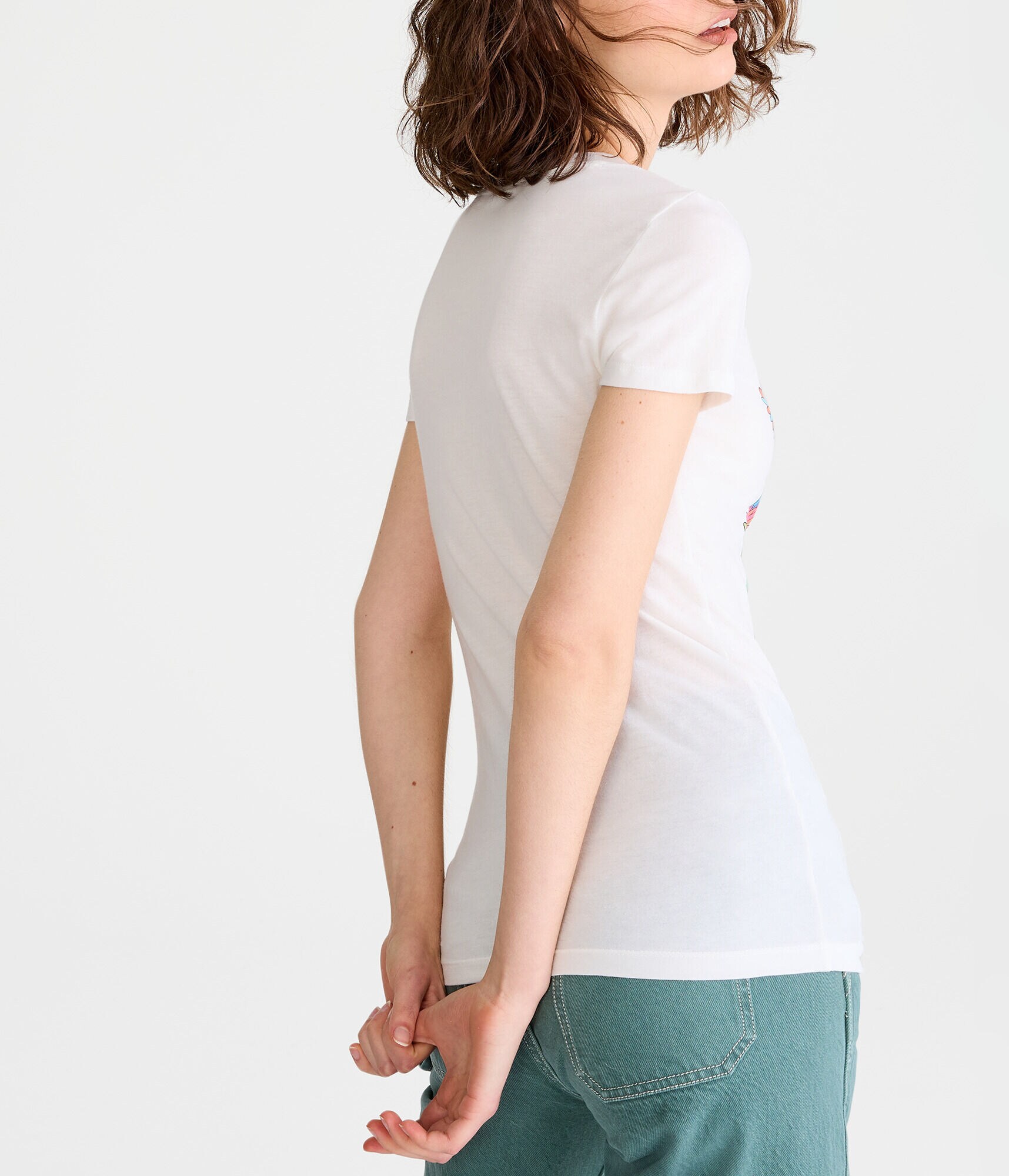 Rainbow Butterfly Graphic Tee