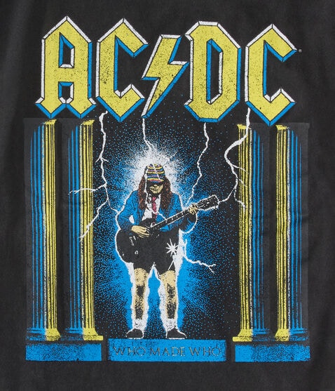 AC/DC Who Made Who Tour Relaxed Graphic Tee AC/DC Who Made Who Tour Relaxed Graphic Tee
