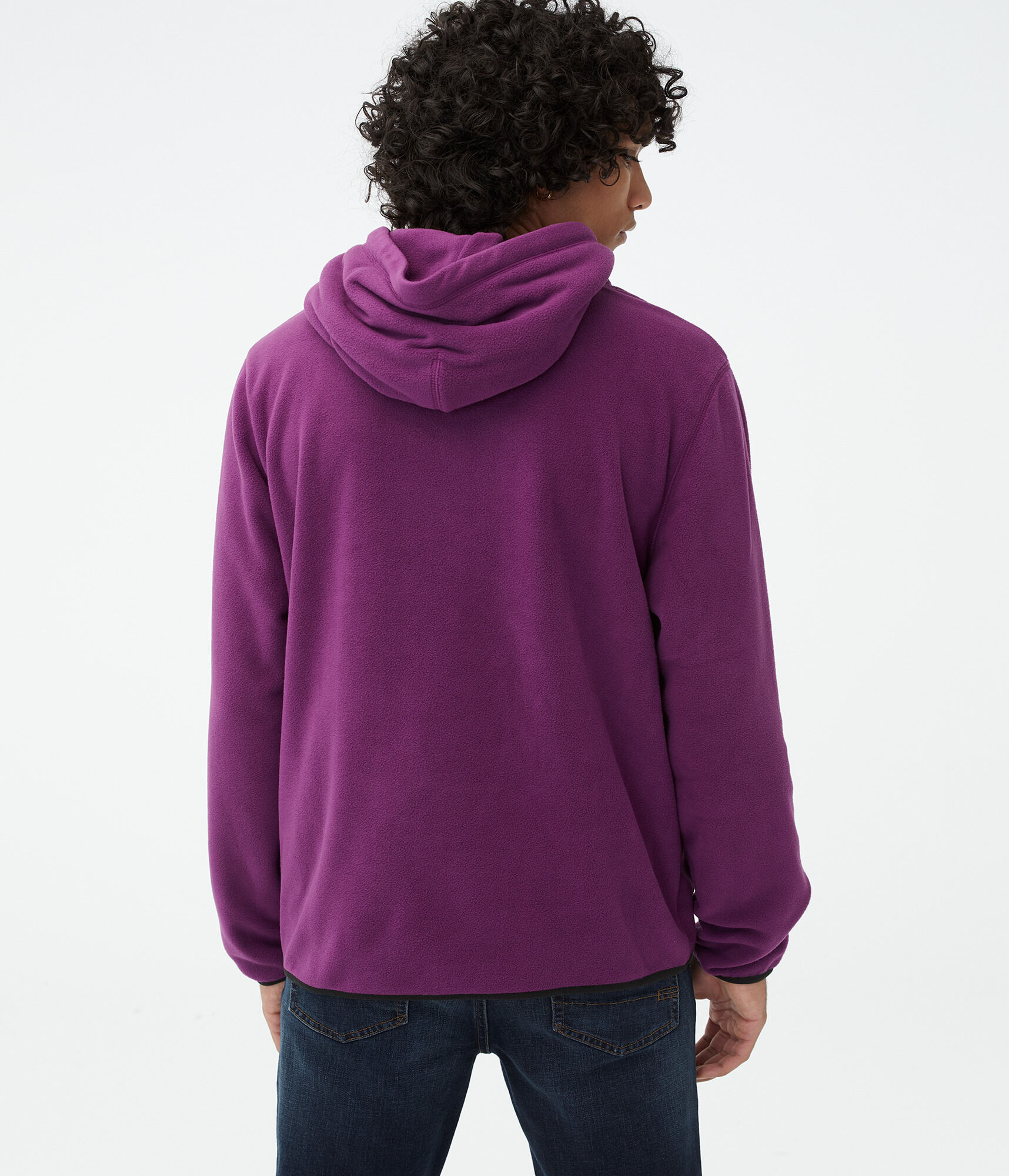Tonal Logo Polyfleece Pullover Hoodie