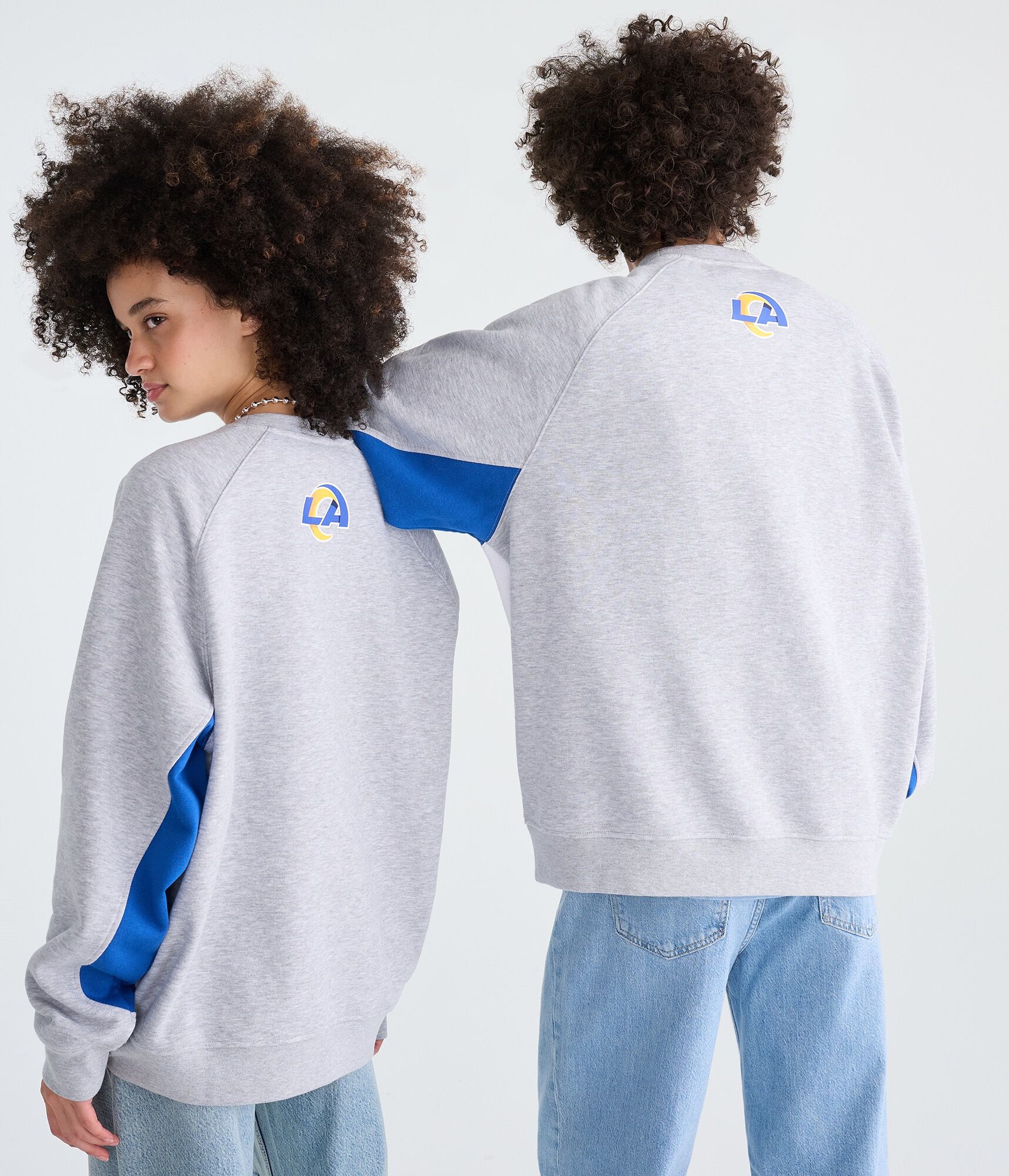 Los Angeles Rams Colorblock Crew Sweatshirt