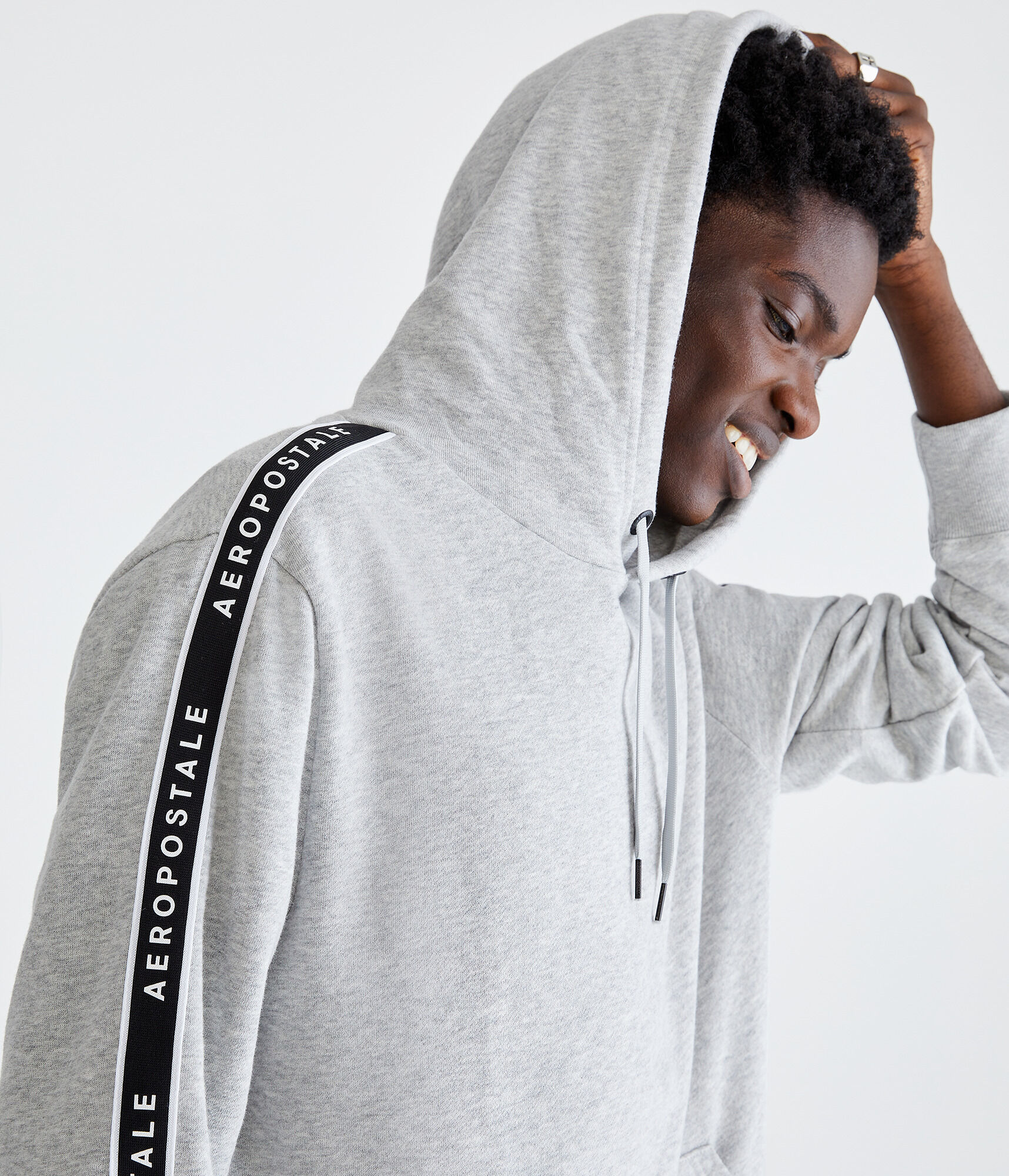 Heritage Logo Tape Pullover Hoodie