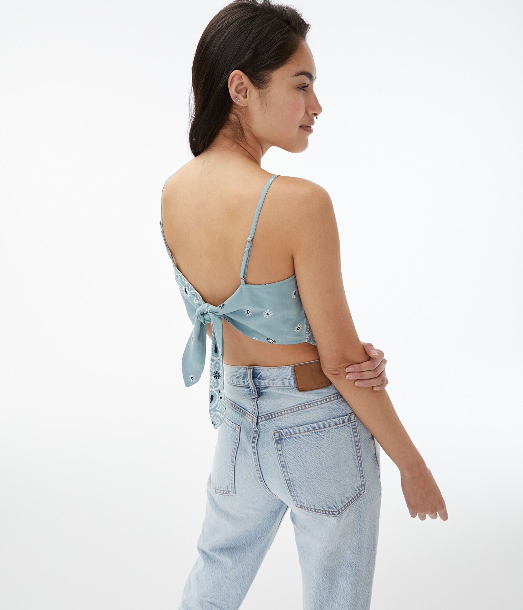 Bandana Tie-Back Top