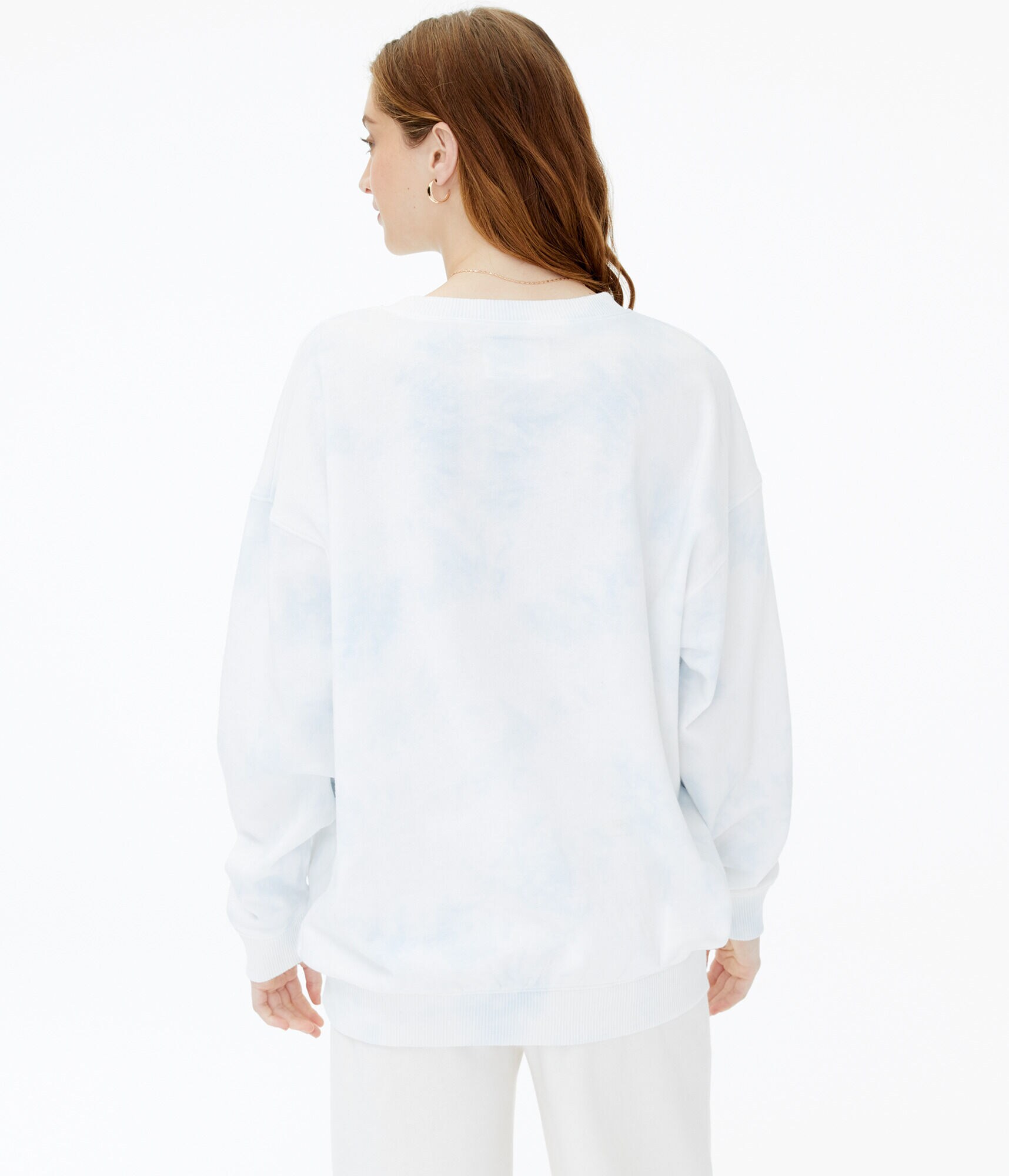 Cherub Tie-Dye Oversized Crew Sweatshirt