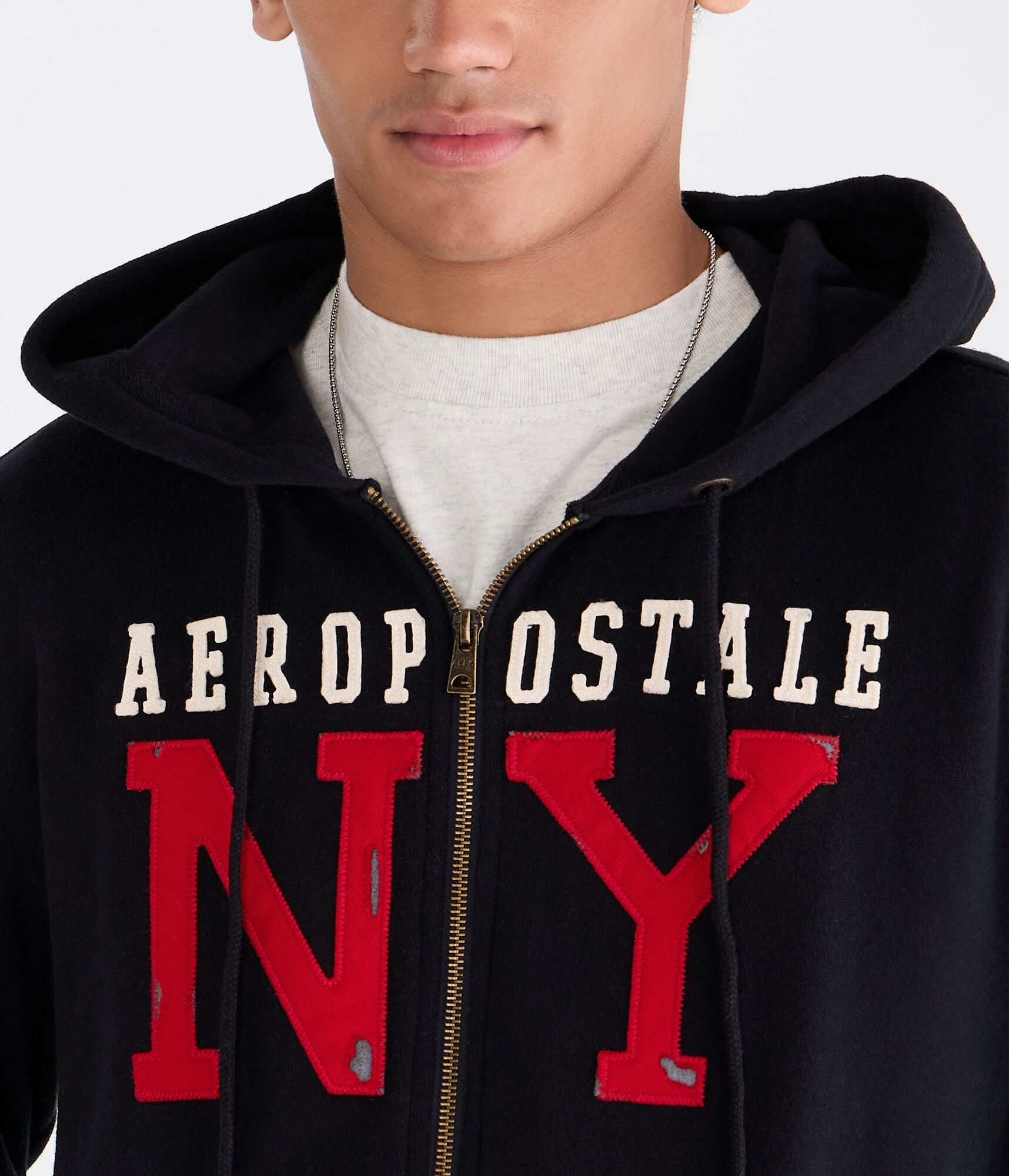 Aeropostale NY Heritage Full-Zip Hoodie