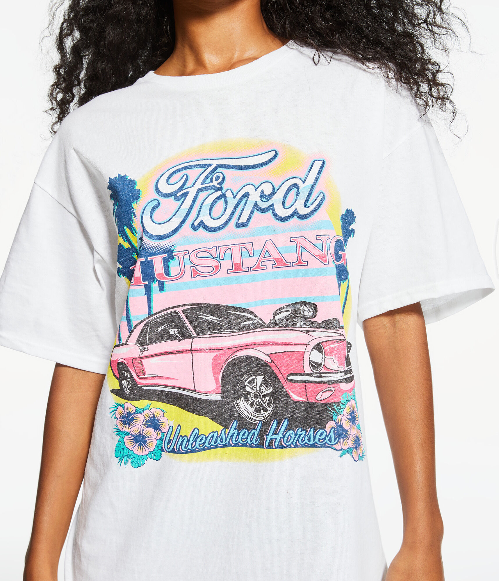 Ford Mustang Boyfriend Graphic Tee