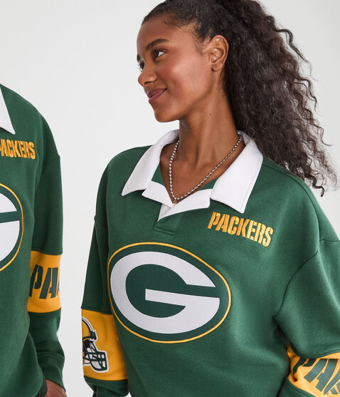 Green Bay Packers Rugby Sweatshirt Green Bay Packers Rugby Sweatshirt