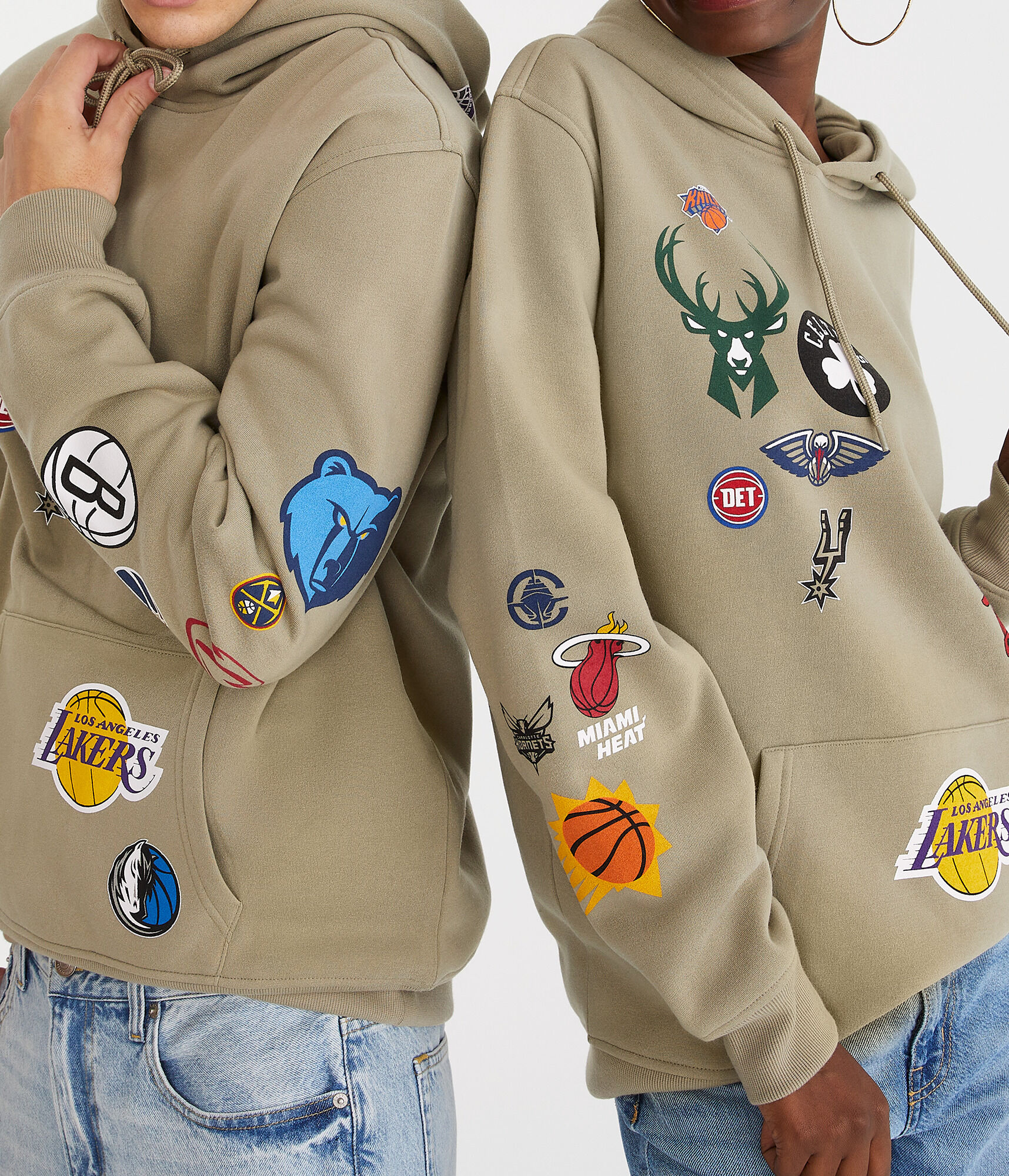 NBA Team Logos Pullover Hoodie