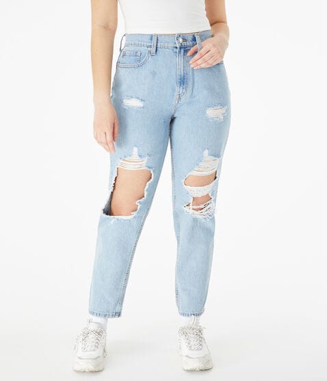 High-Waisted Curvy Mom Jean - Main Image