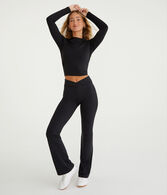 Air Soft Low-Rise Crossover Bootcut Leggings