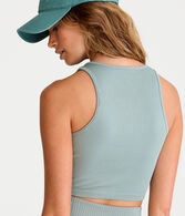 Seriously Soft Seamless Cropped Scoop-Neck Tank