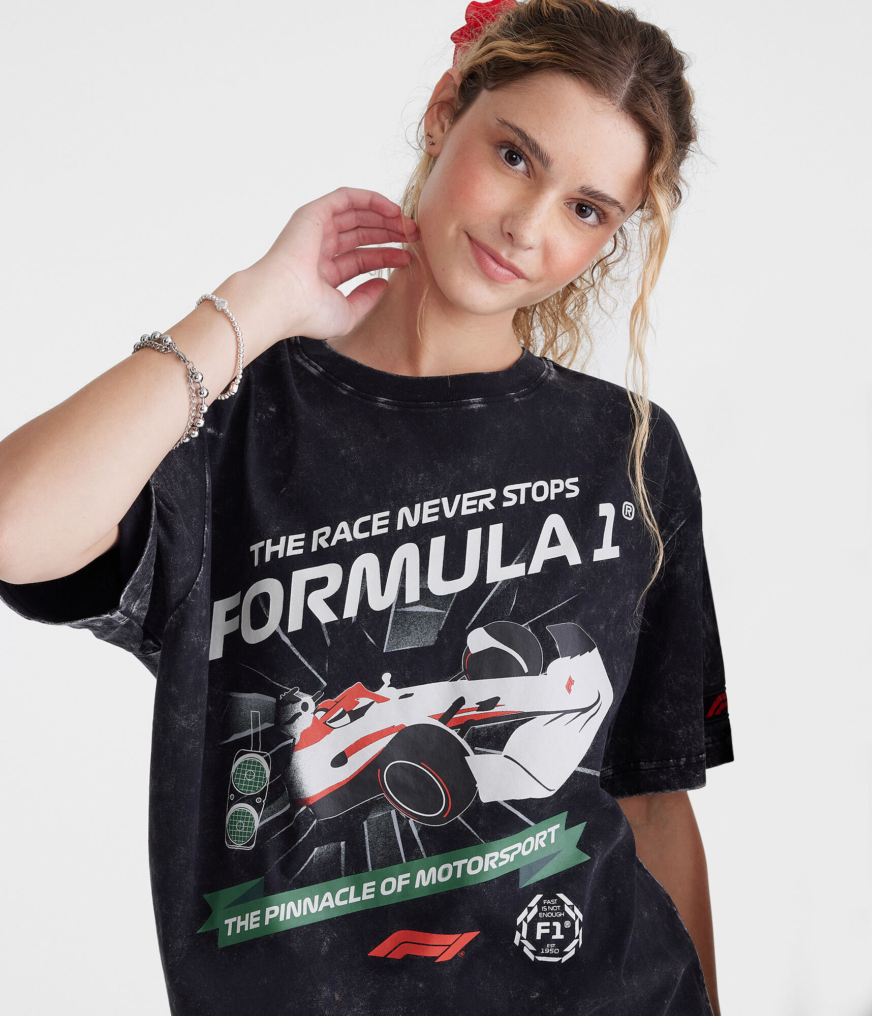Formula 1® Race Never Stops Relaxed Graphic Tee