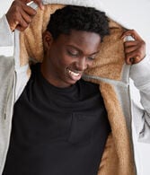 Aeropostale Logo Sherpa-Lined Full-Zip Hoodie