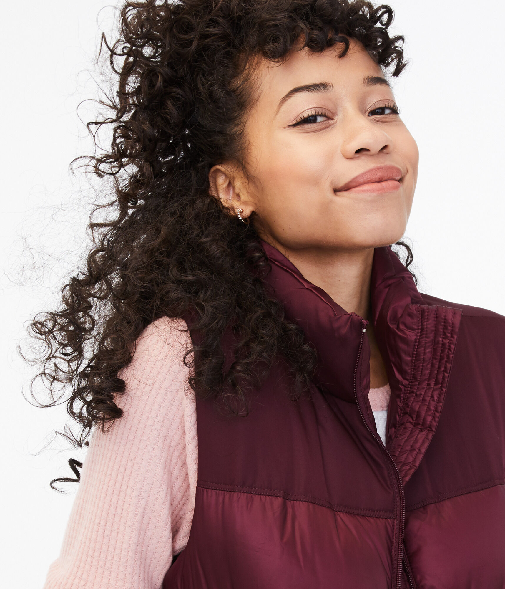 Horizontal Quilted Puffer Vest