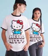 Hello Kitty Relaxed Ringer Graphic Tee