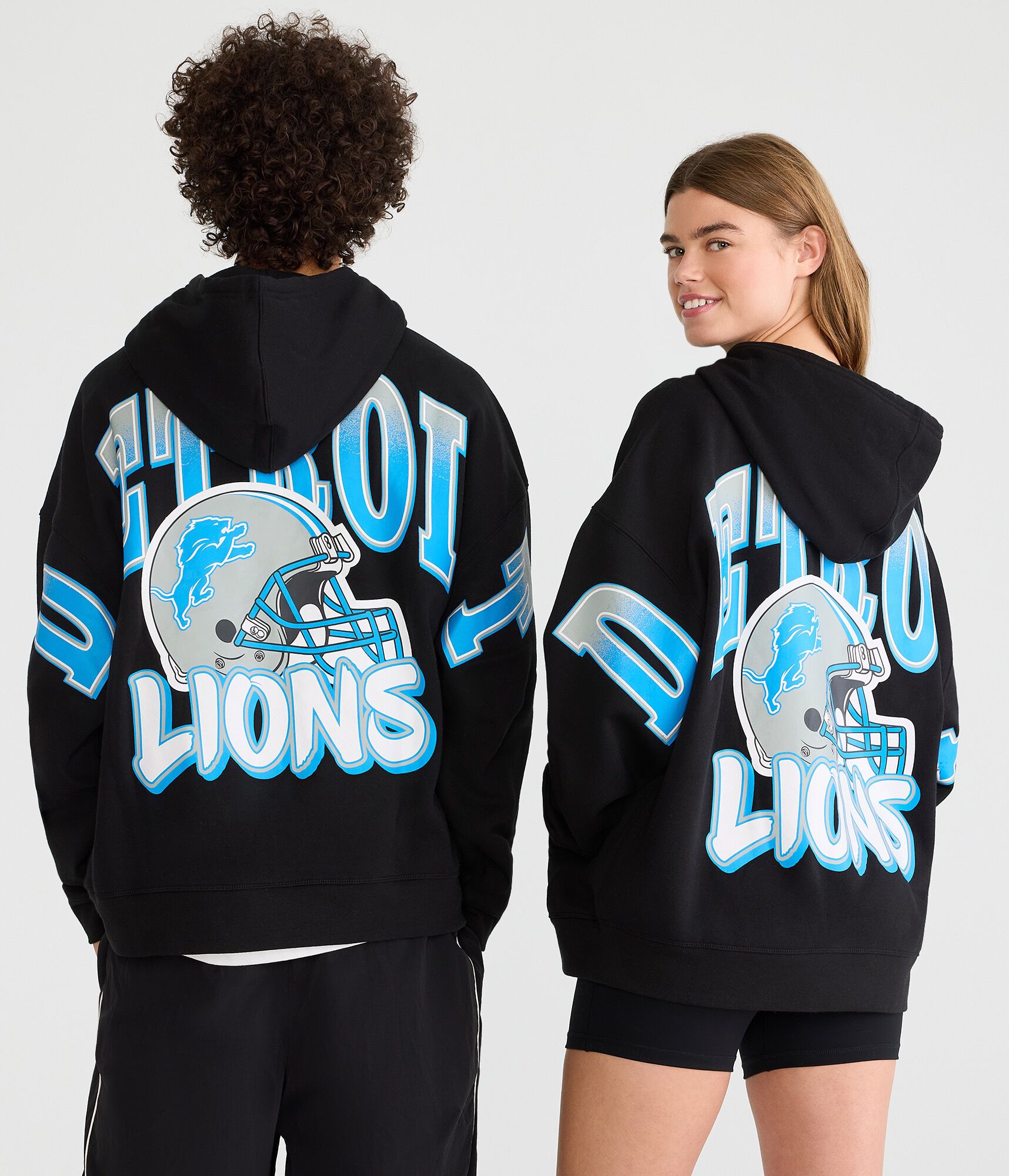 Detroit Lions Helmet Pullover Hoodie