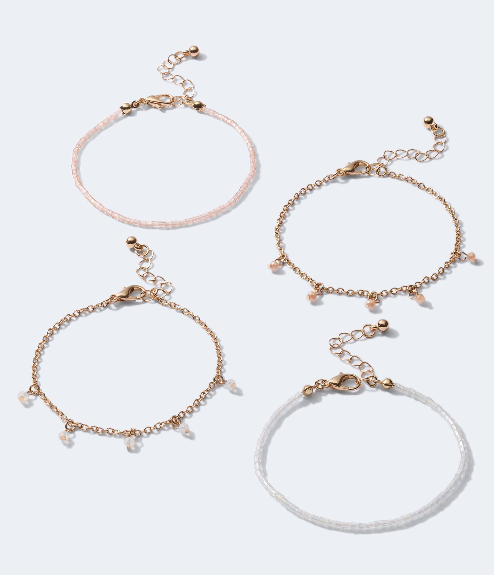 Bead & Stone Bracelet 4-Pack