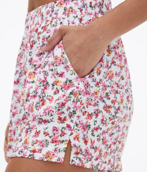 Floral High-Rise Shorts Floral High-Rise Shorts