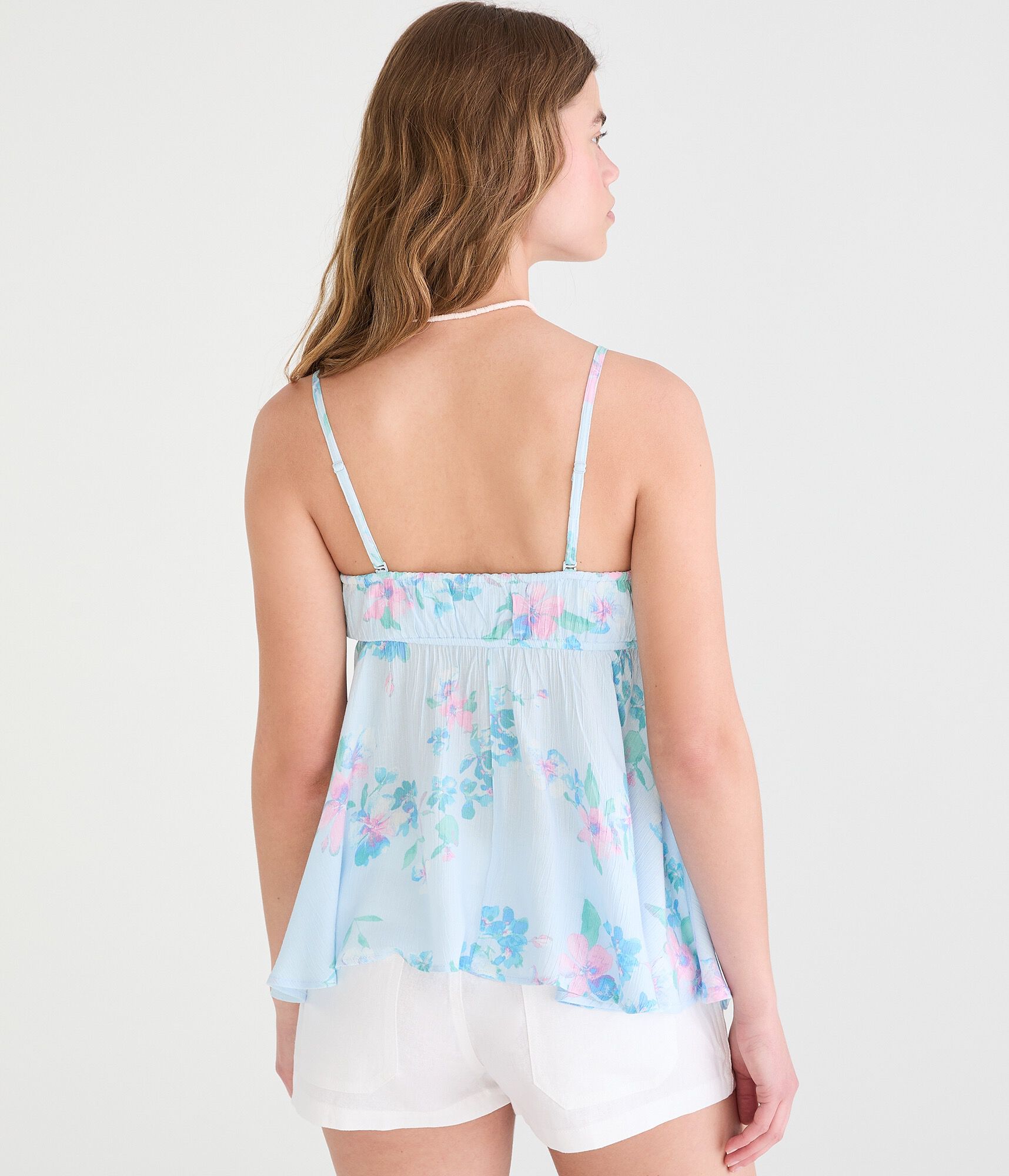 Floral Babydoll Tube Top