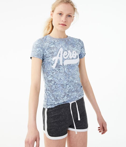 Aero Floral Space-Dye Graphic Tee Aero Floral Space-Dye Graphic Tee
