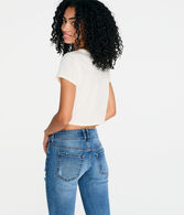 Def Leppard Hysteria Cropped Graphic Tee