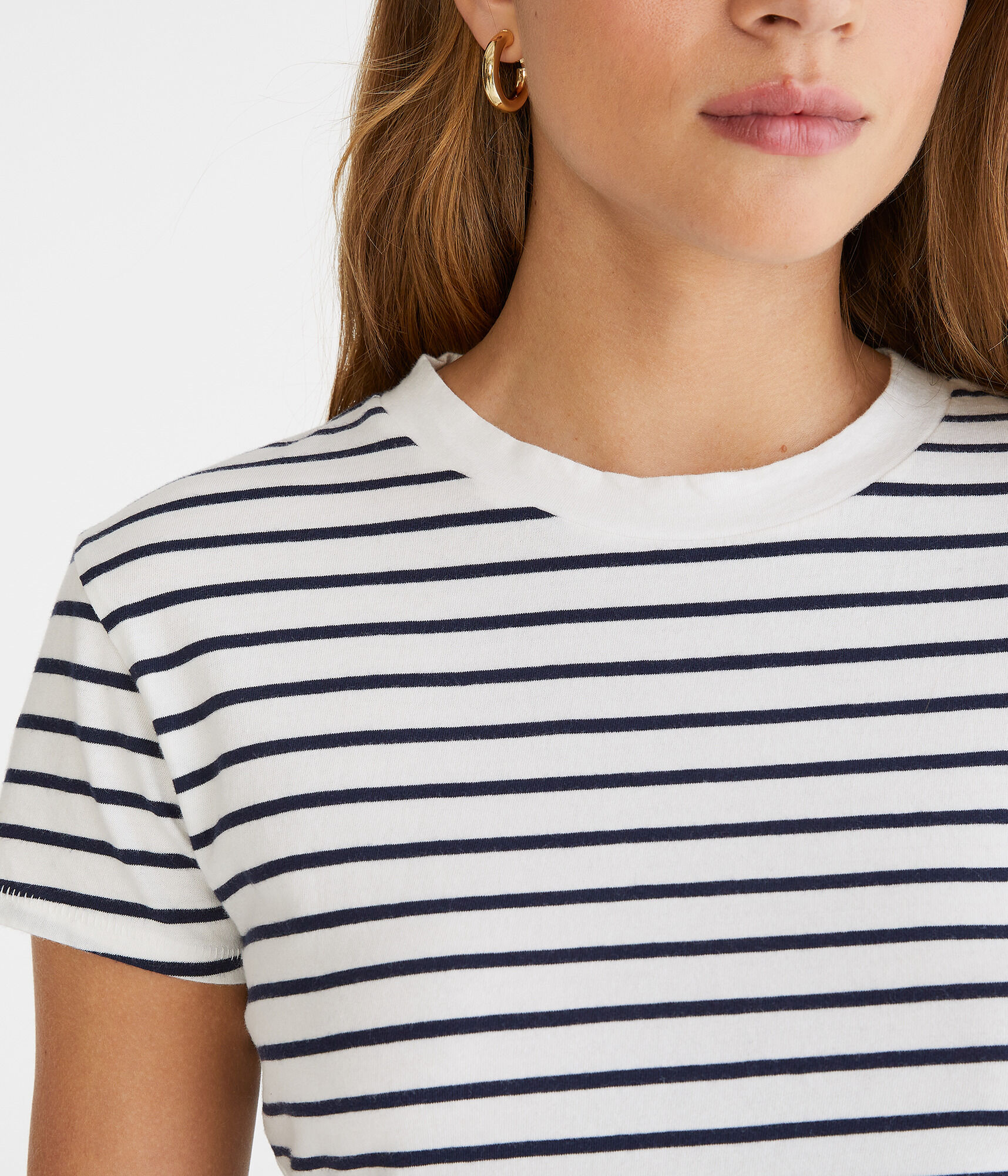Nautical Stripe Vintage Fit Crew Tee