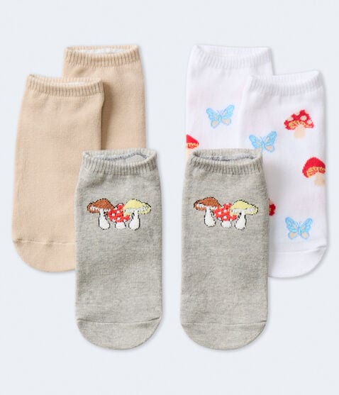 Mushroom Ankle Sock 3-Pack Mushroom Ankle Sock 3-Pack