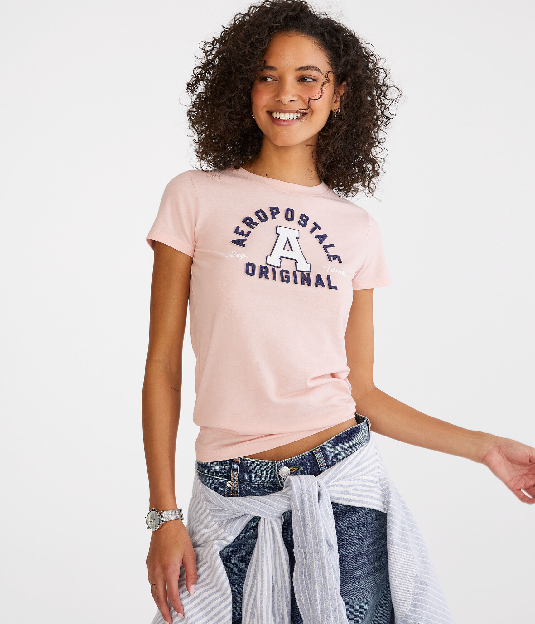 Aeropostale Original Appliqu&eacute; Graphic Tee