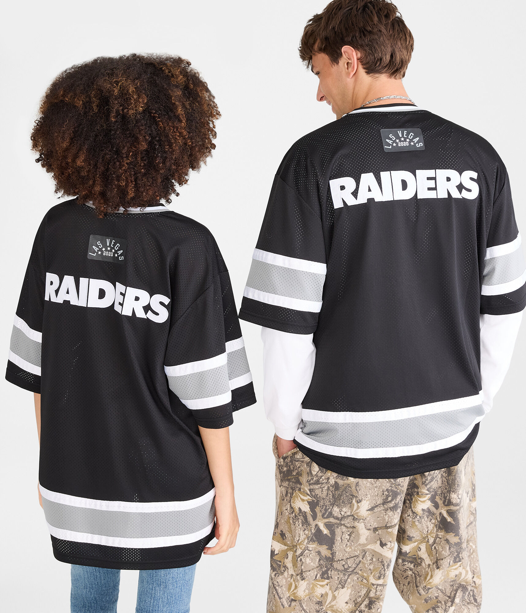 Las Vegas Raiders Football Mesh Top