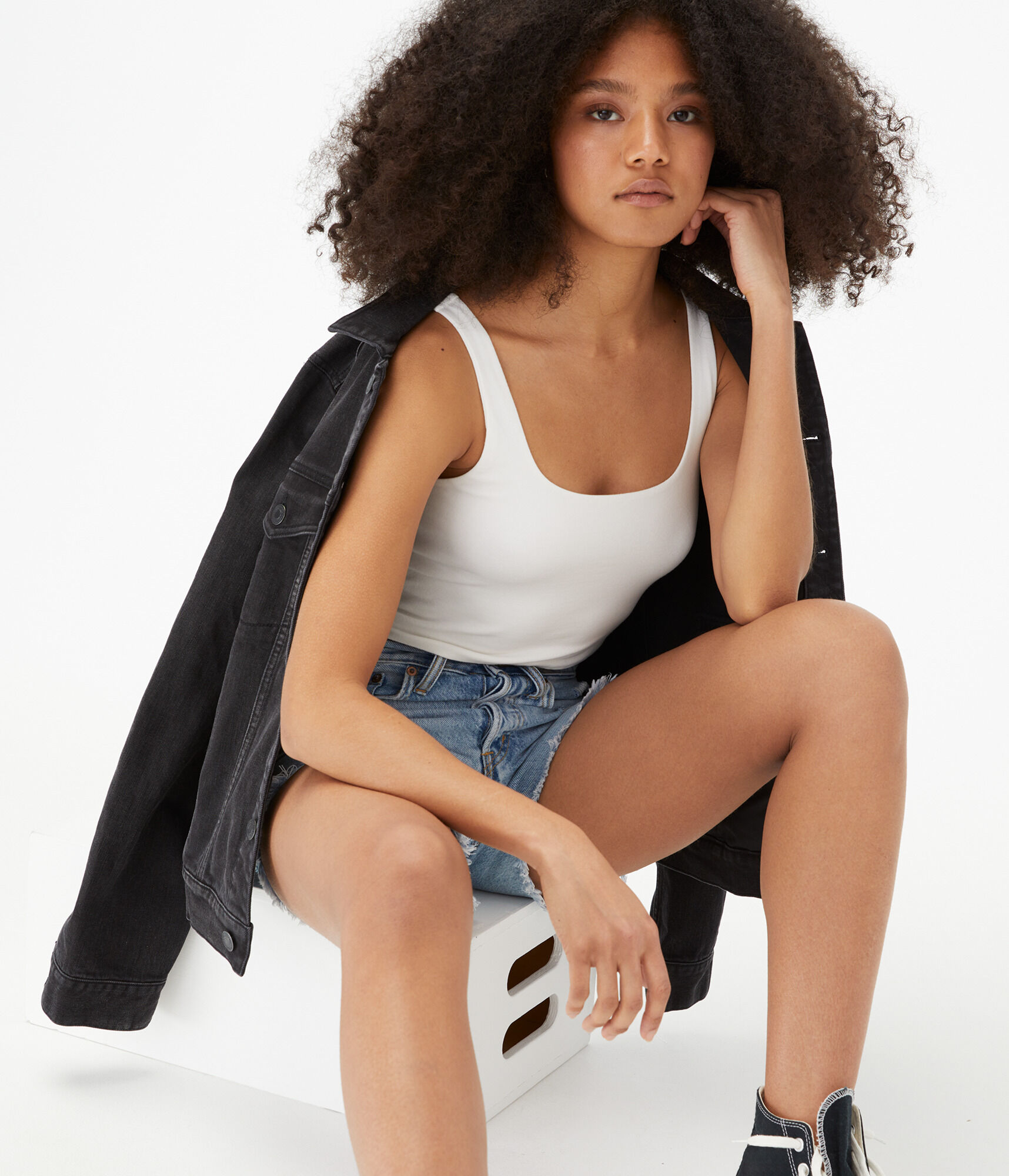 Seriously Soft Square-Neck Cropped Tank