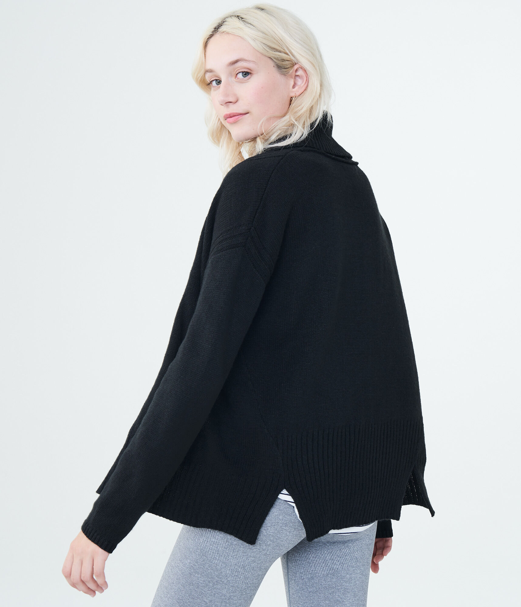 Solid Shawl-Collar Cardigan