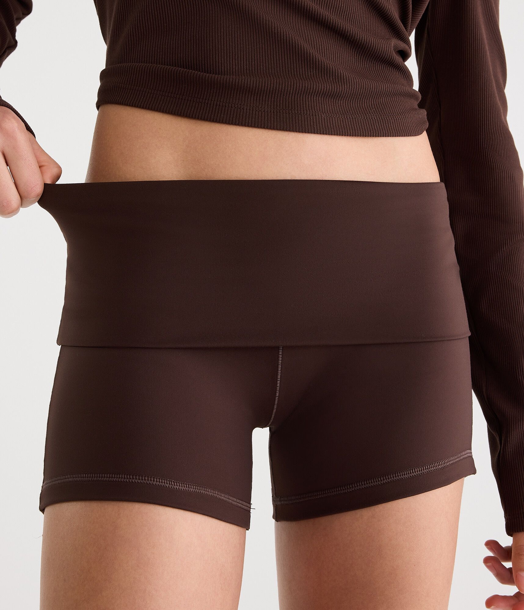 Buttery Soft Fold-Over Booty Shorts