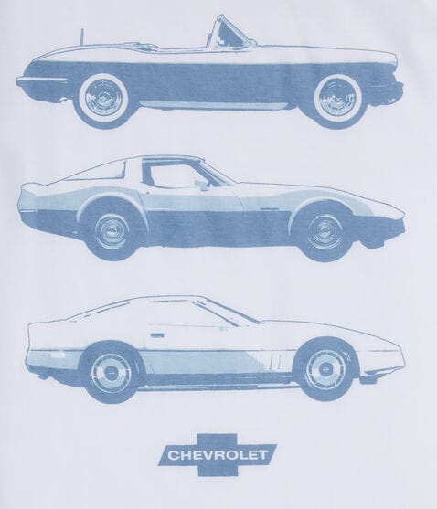 Chevy Corvettes Oversized Graphic Tee Chevy Corvettes Oversized Graphic Tee