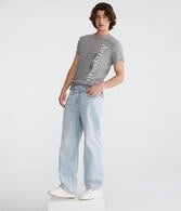 Aeropostale Vertical Appliqué Graphic Tee